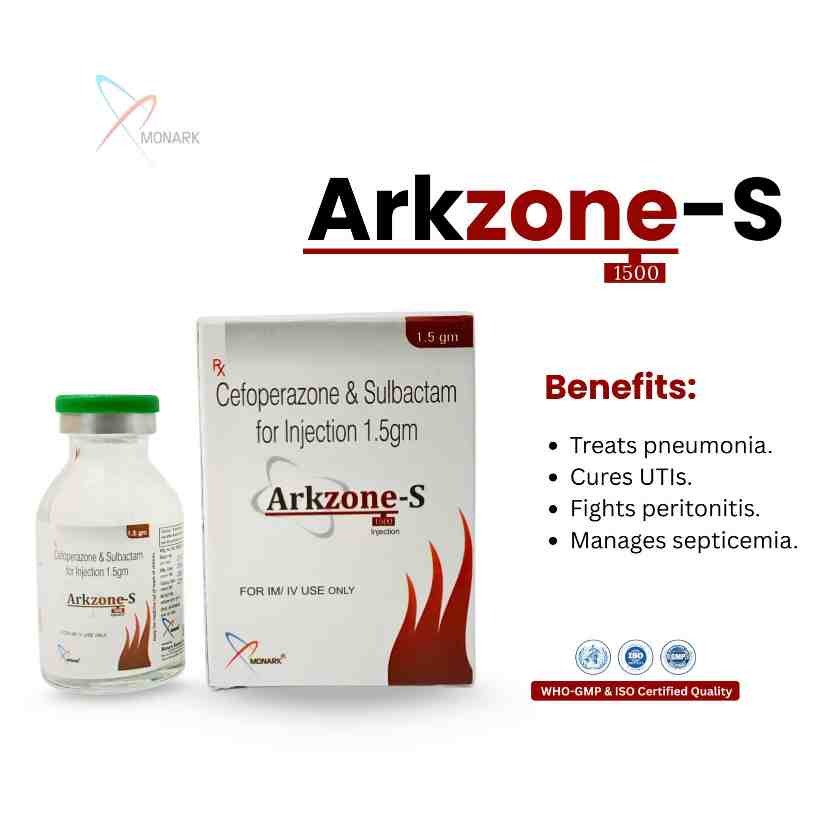 Cefoperazone Sulbactam Injection - Brand Name: Arkzone-s