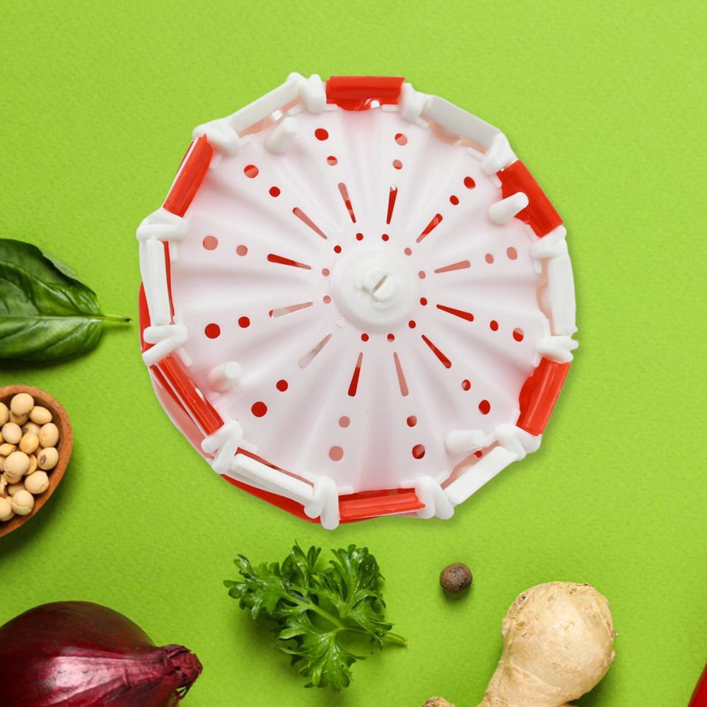 Folding Fruit Basket Hanging Stand Lotus Shape Tray for Fruits & Vegetables (1 Pc)