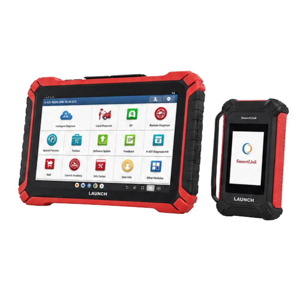 X-431 Pad9 Link - Color: Black With Red Edges