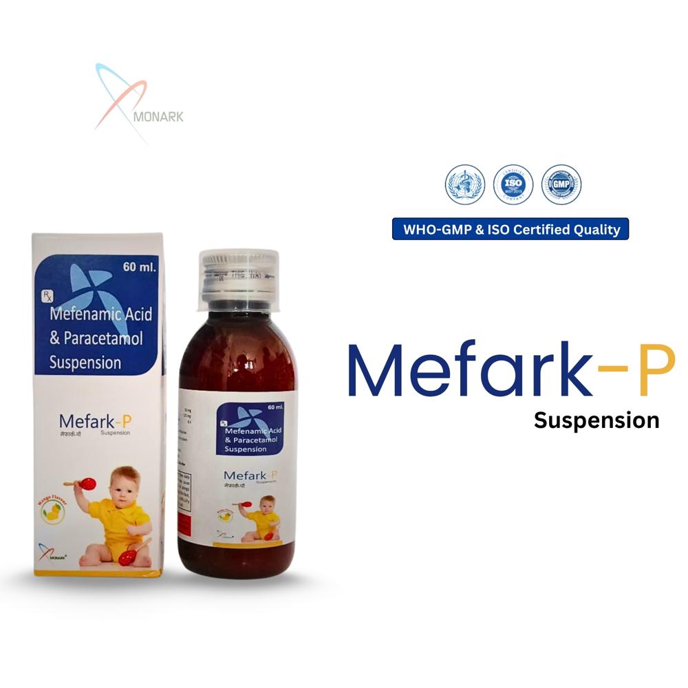 Mefenamic Acid And Paracetamol Suspension - Brand Name: Mefark-p