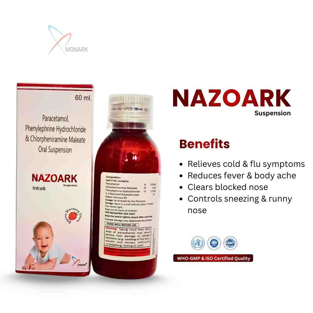 Nazoark Suspension - Drug Type: General Medicines