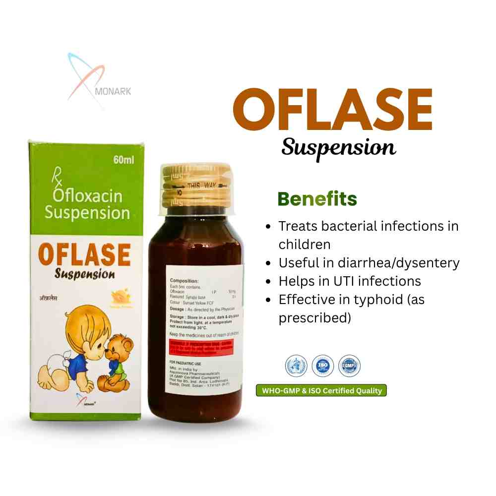 Ofloxacin Oral Suspension Ip - Brand Name: Oflase