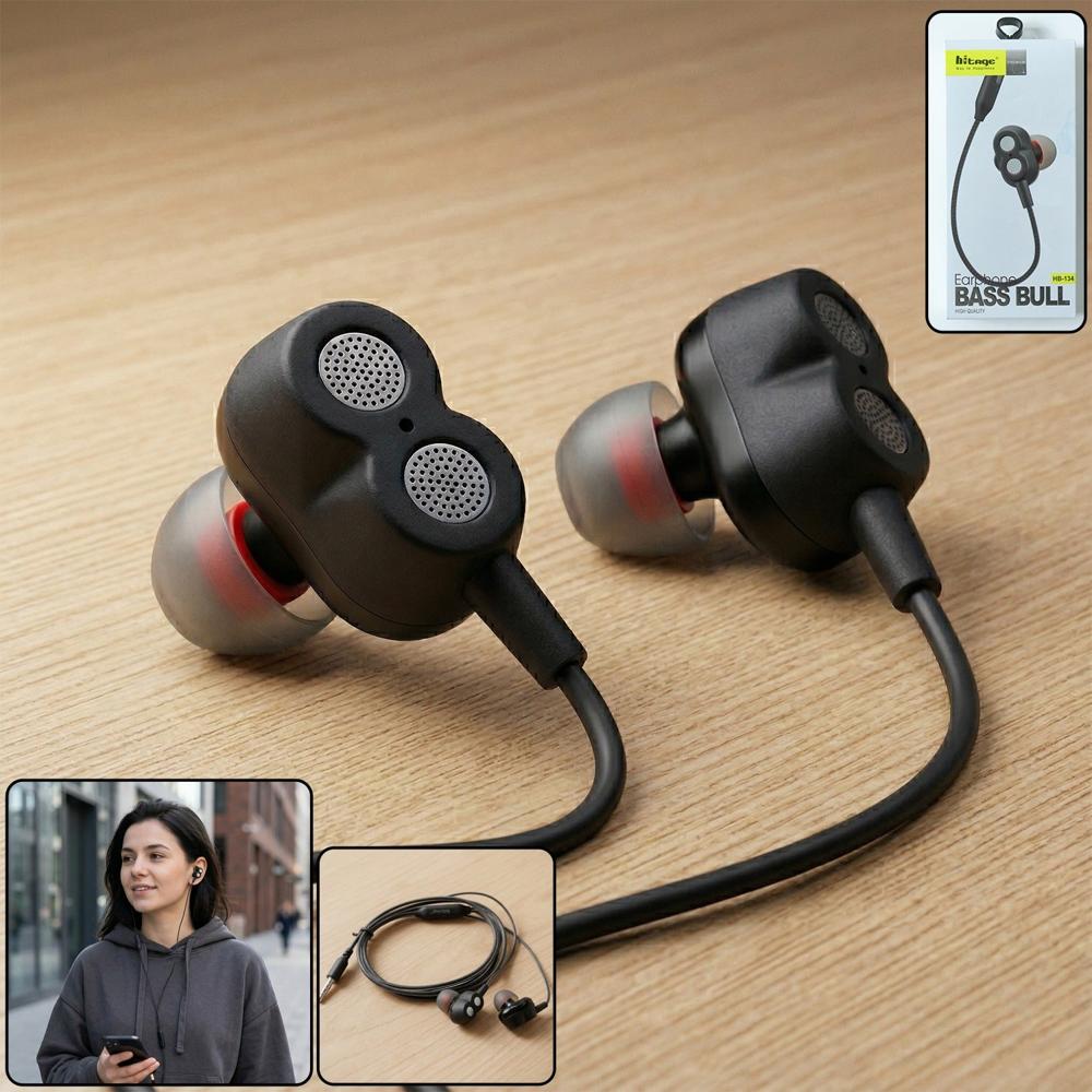 High Bass Stereo Sound Wired In Ear Earphones (1 Pc) - Application: As Per Product Requirement