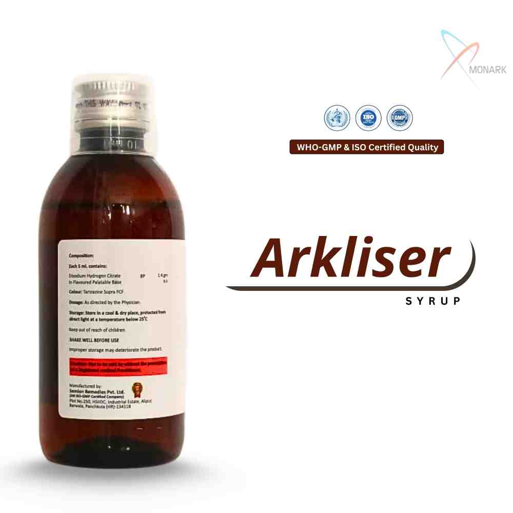 Disodium Hydrogen Citrate Solution - Brand Name: Arkliser