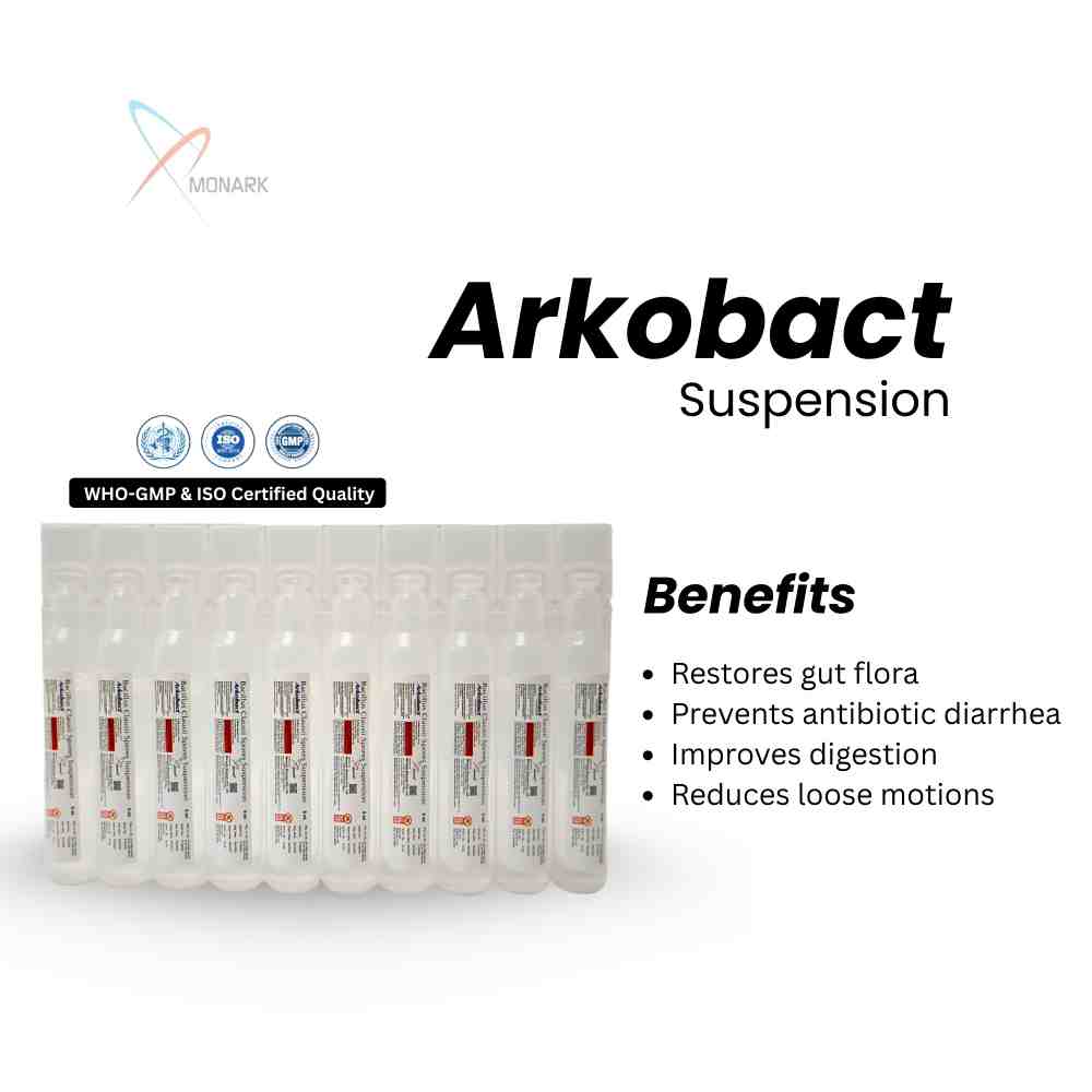 Bacillus Clausii Spores Suspension - Brand Name: Arkobact