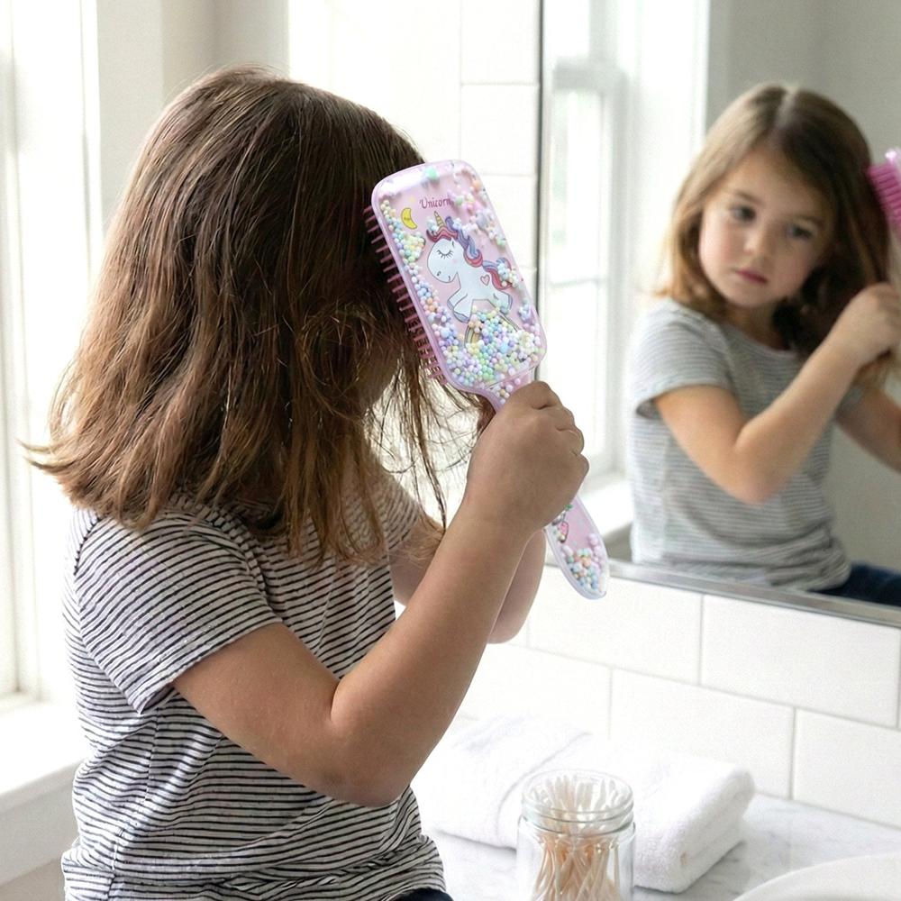 Cute Printed Kids Hairbrush / Comb (1 Pc)