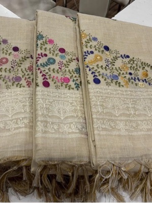 Saree linen