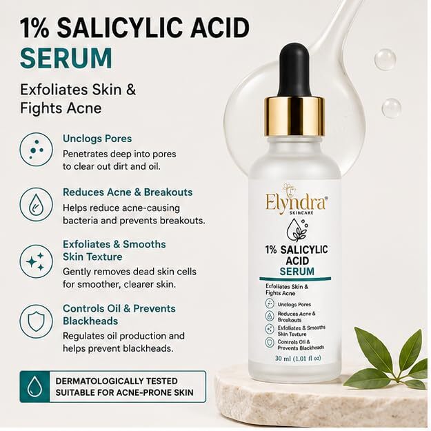 Elyndra 1% Salicylic Acid Face Serum