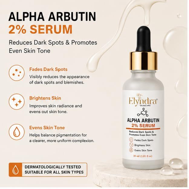 Elyndra Alpha Arbutin 2% Face Serum