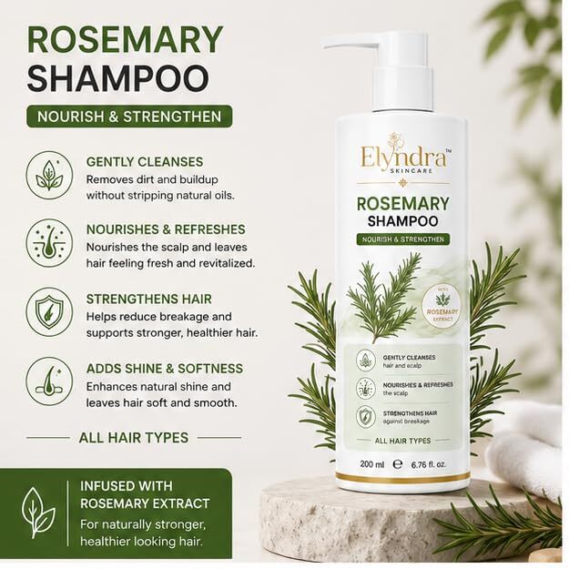 Elyndra Rosemary Shampoo with Rosemary Extract