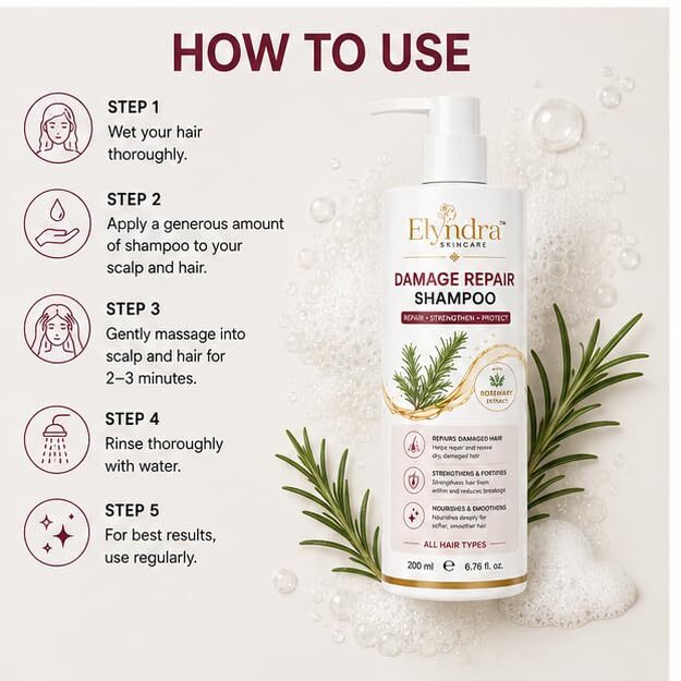 Elyndra Damage Repair Shampoo