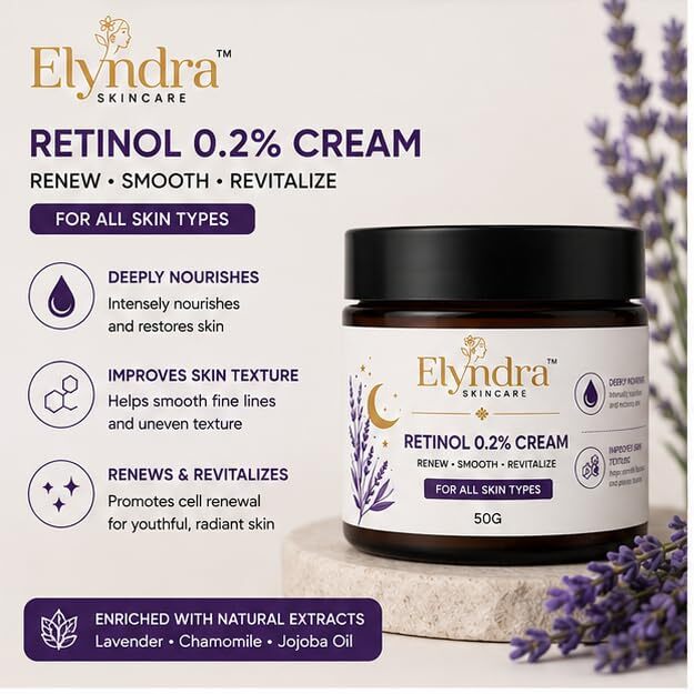 Elyndra Retinol 0.2% Face Cream