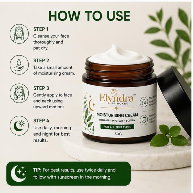 Elyndra Moisturising Face Cream