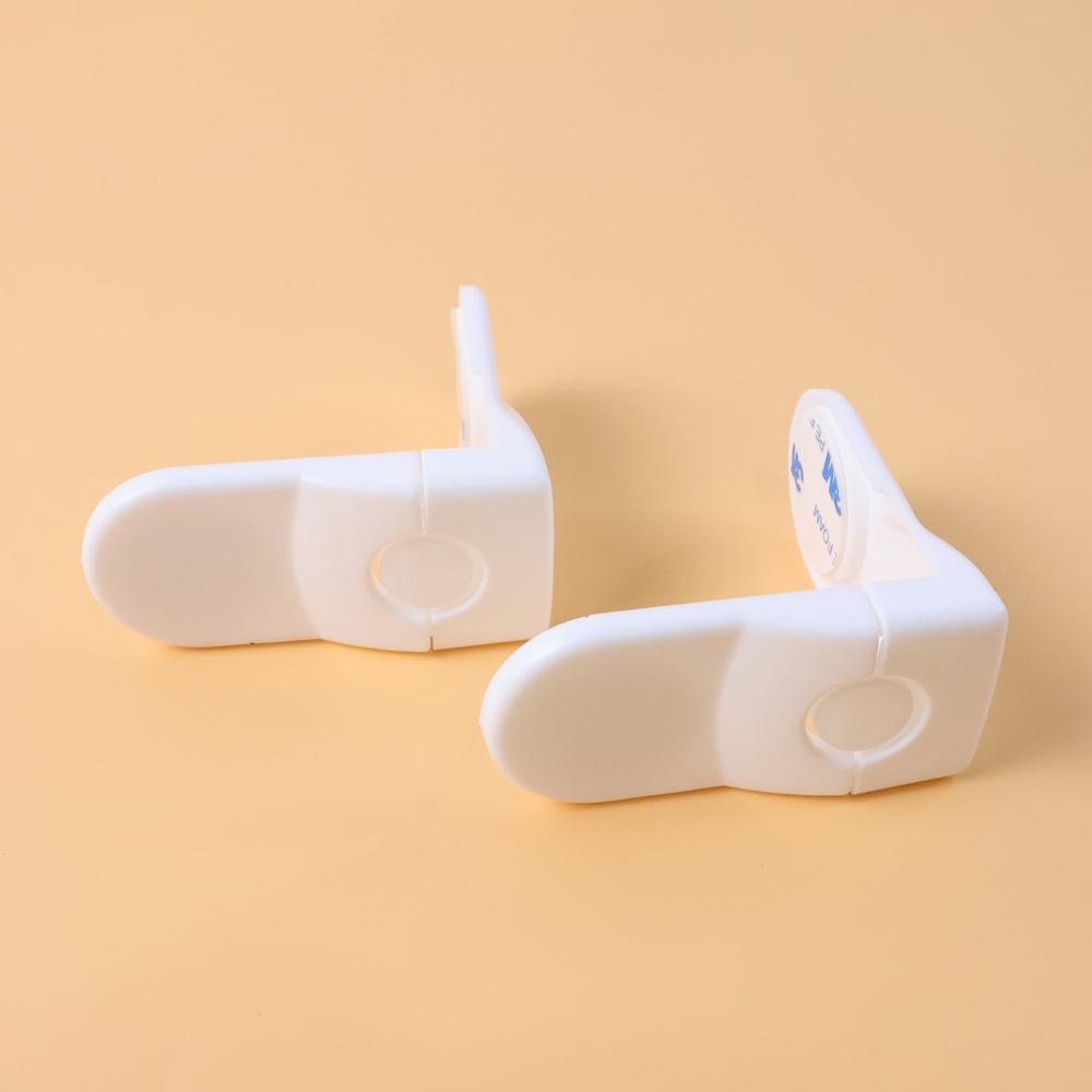 Baby Safety Cabinet Lock (2 Pc Set) - Color: Plastic