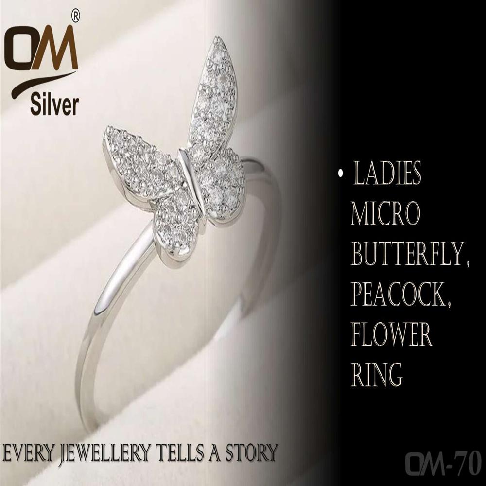 Silver Ledis Butterfly Ring - Gender: Women