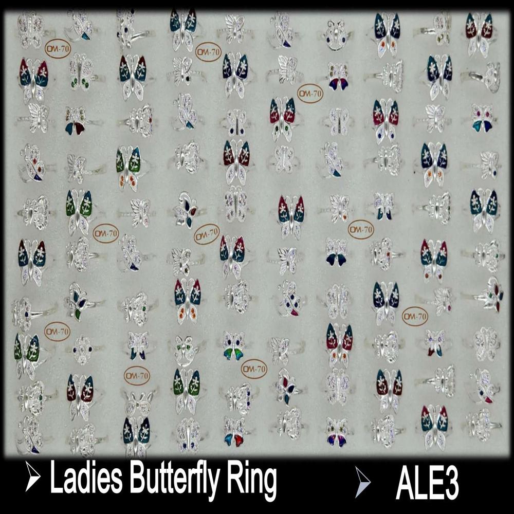 Silver Ledis Butterfly Ring - Gender: Women