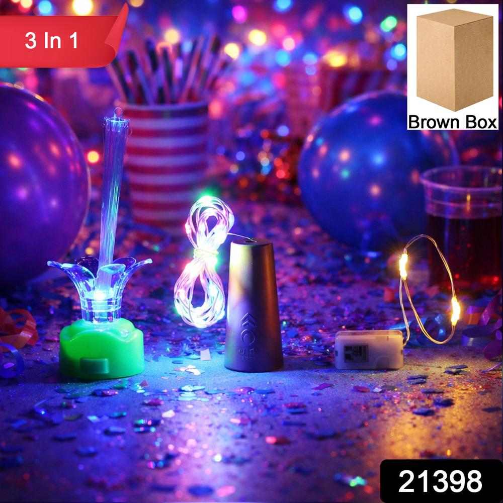 3 In 1 Decorative Led Party Light Combo Set - Application: As Per Product Requirement