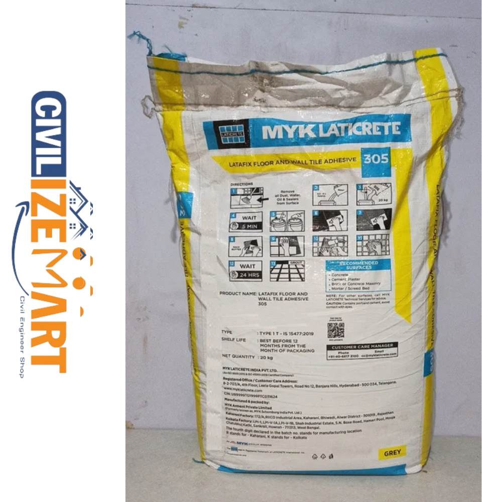 MYK LATICRETE LATAFIX 305 FLOOR AND WALL TILE ADHESIVE