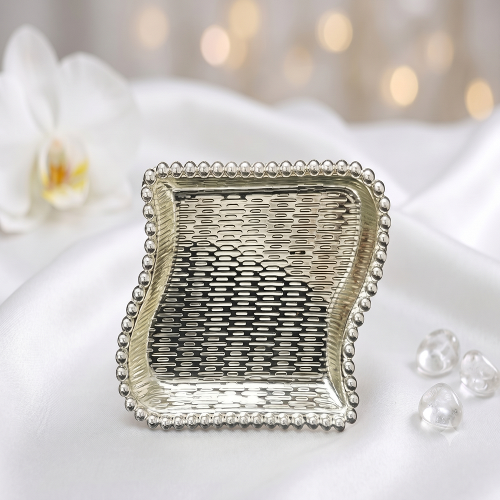 48 pcs ctn German Silver Tray