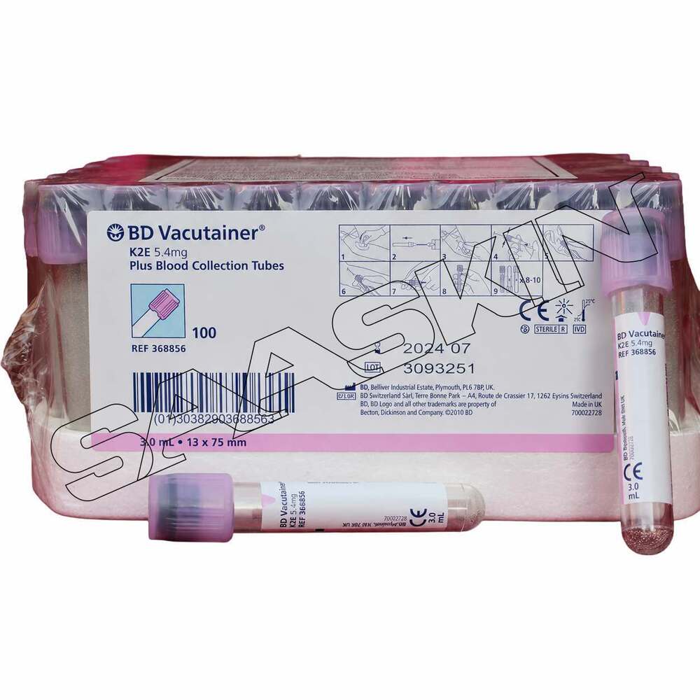 BD K2E (EDTA) 5.4mg plus Blood Collection Tube