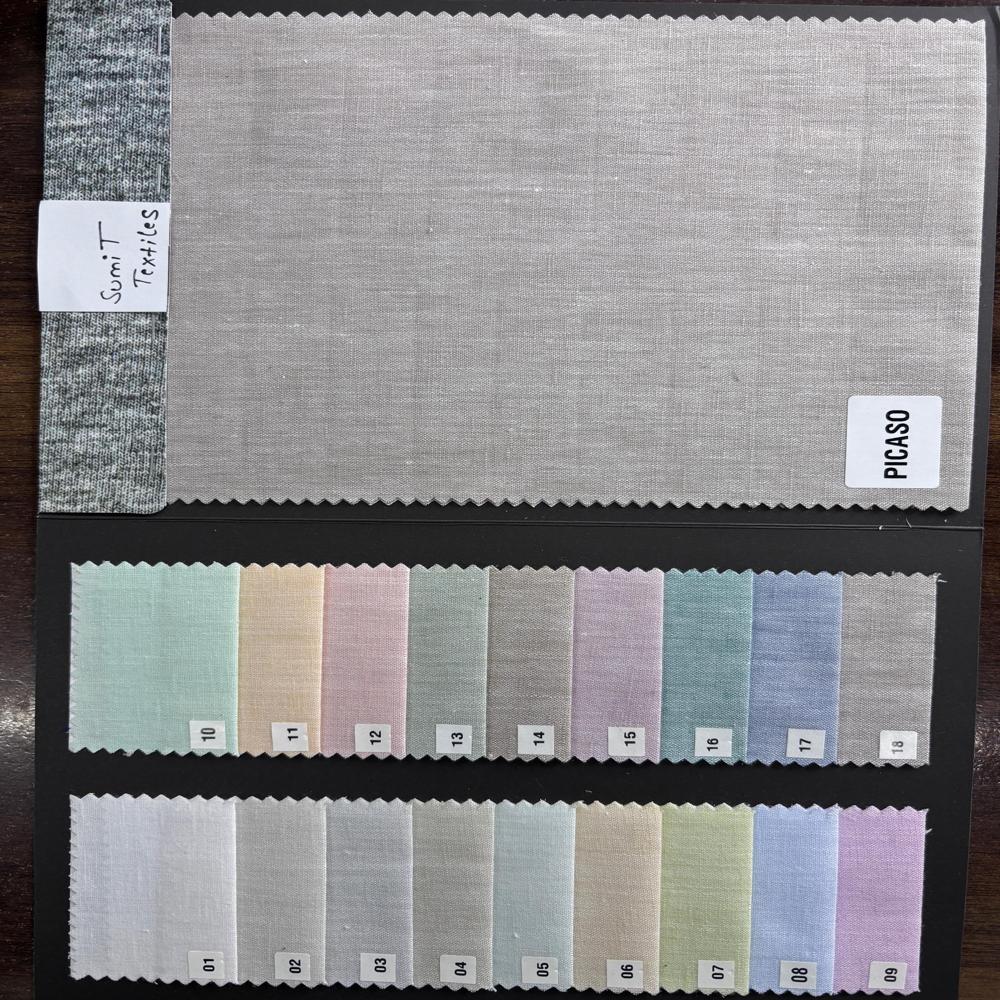 LINEN LOOK SHIRTING FABRIC 58