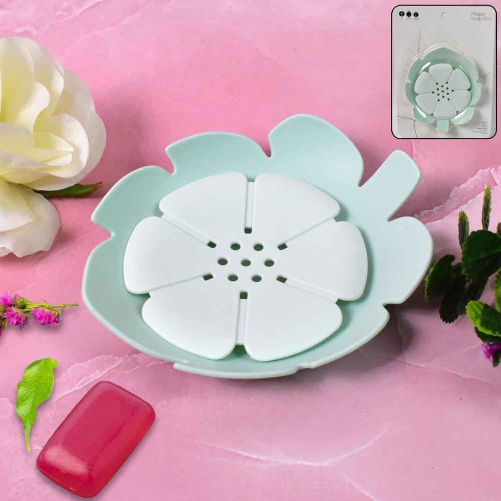 Plastic Flowers Soap Dish Bathroom Accessories Set Shower Gift Sabudani (1 Pc) - Application: As Per Product Requirement