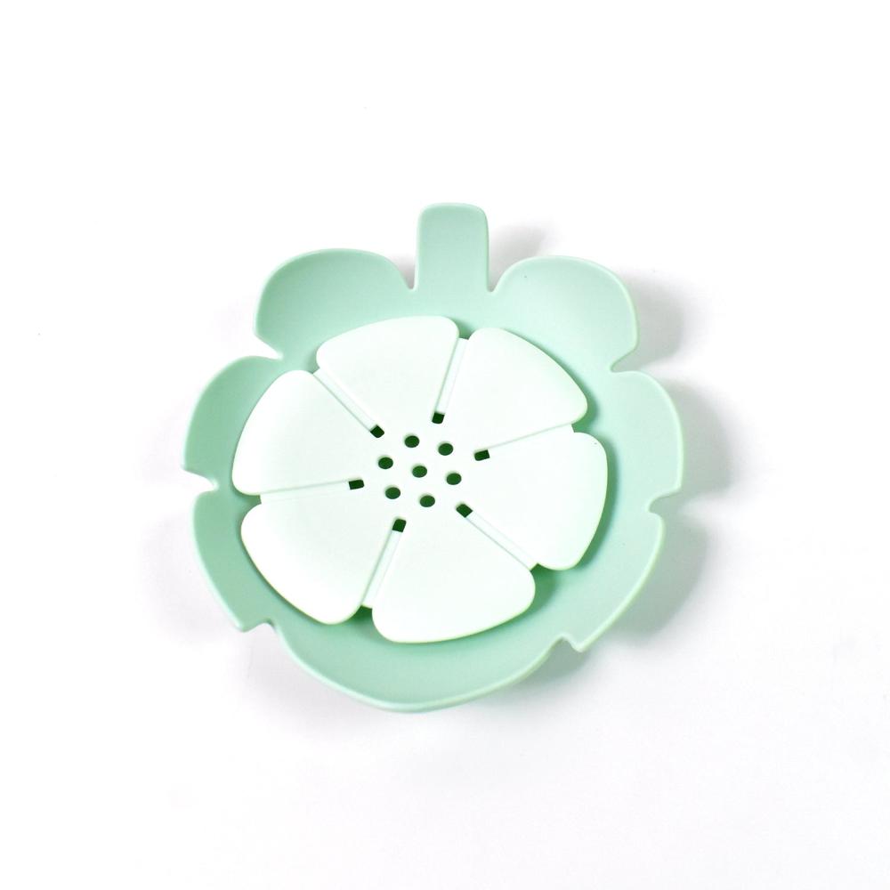 Plastic Flowers Soap Dish Bathroom Accessories Set Shower Gift ,Sabudani (1 Pc)