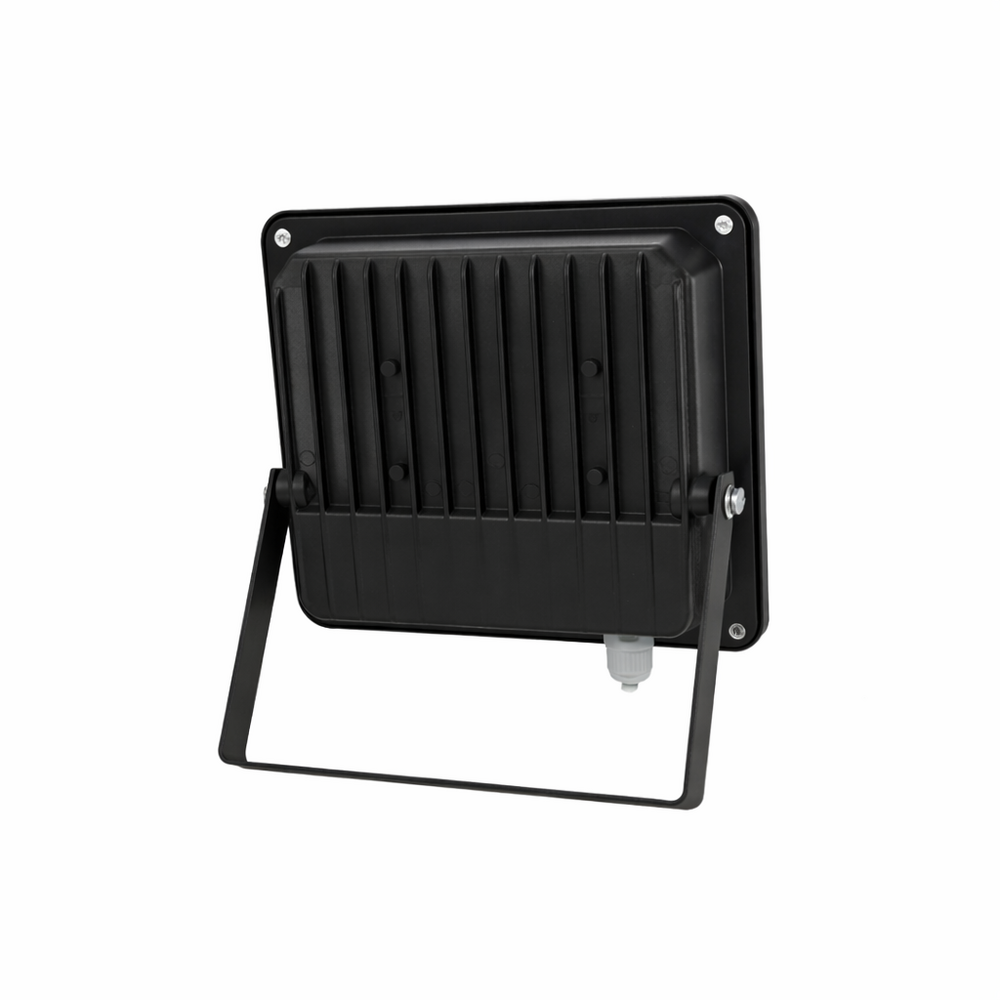 100w Led Flood Light - Black Housing, Ip65/ip66 Rating, 50-60hz Frequency, Pure White Illumination | Energy Efficient, Low Maintenance, Long Lifespan