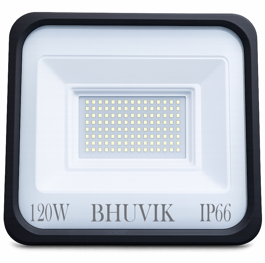 100w Led Flood Light - Black Housing, Ip65/ip66 Rating, 50-60hz Frequency, Pure White Illumination | Energy Efficient, Low Maintenance, Long Lifespan