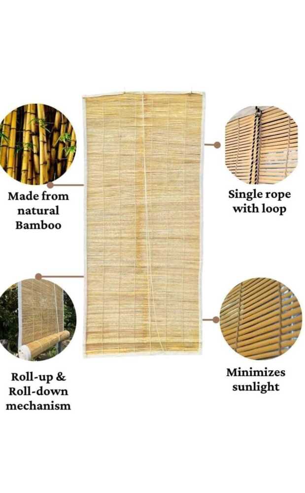 Outdoor Bamboo Screen - Size: Customizable