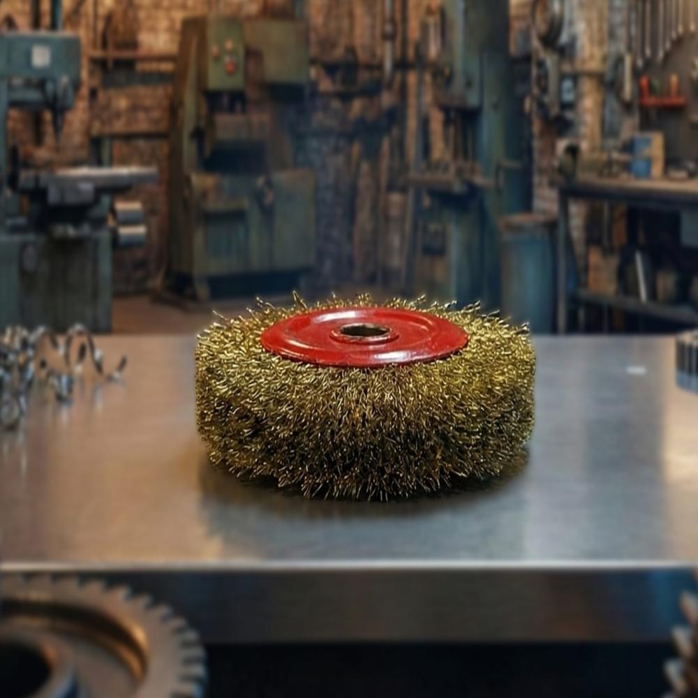 Brass Coated Wire Wheel Brush