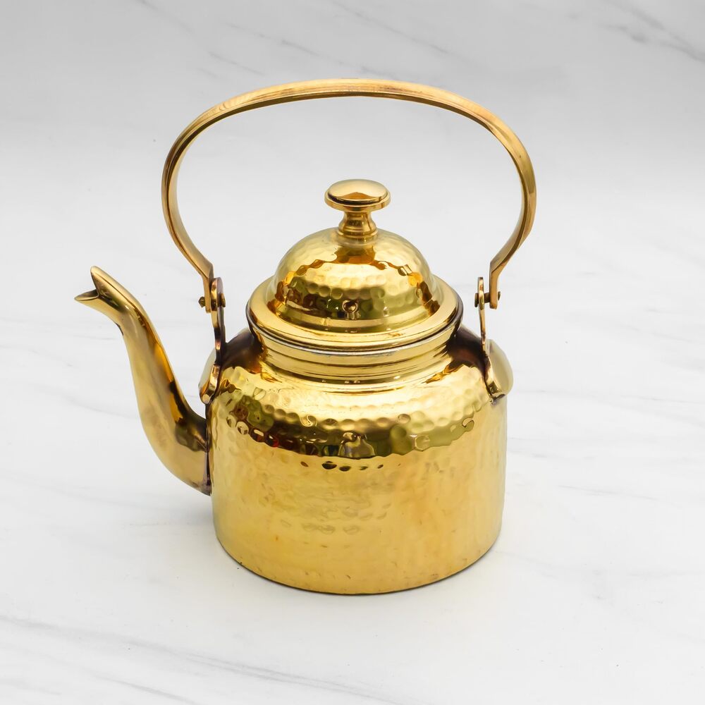 Brass Kettle - Shape: Round / Traditional