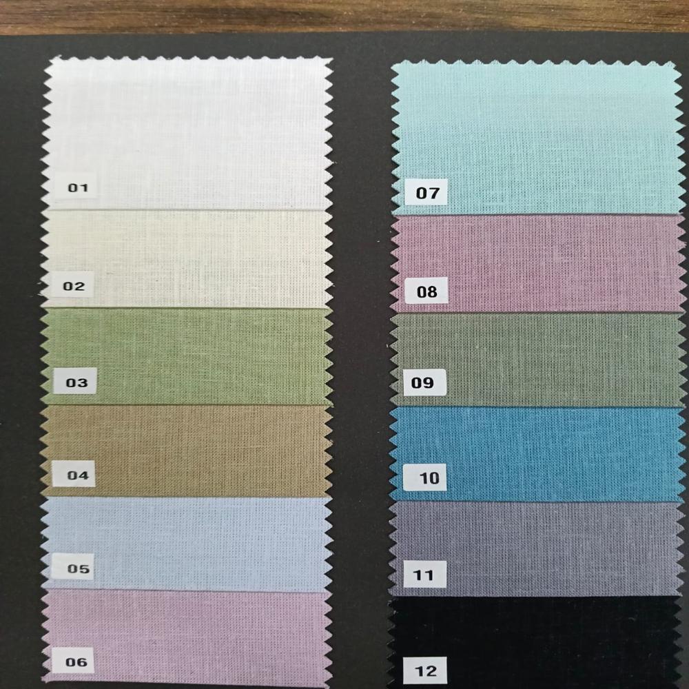 COTTON LINEN SHIRTING FABRIC 58