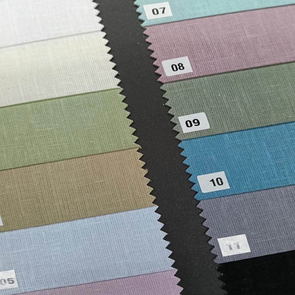 COTTON LINEN SHIRTING FABRIC 58