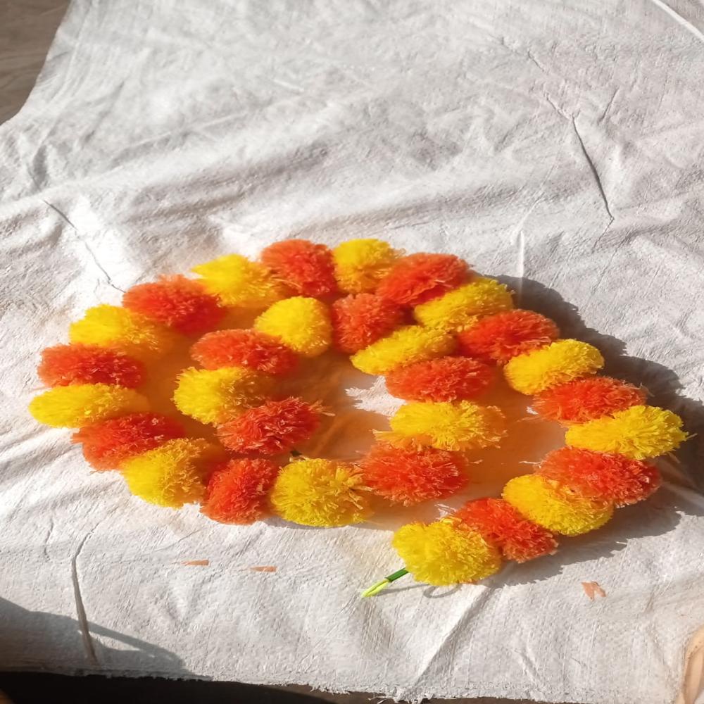 Wall Hanging Marigold Flower Garland