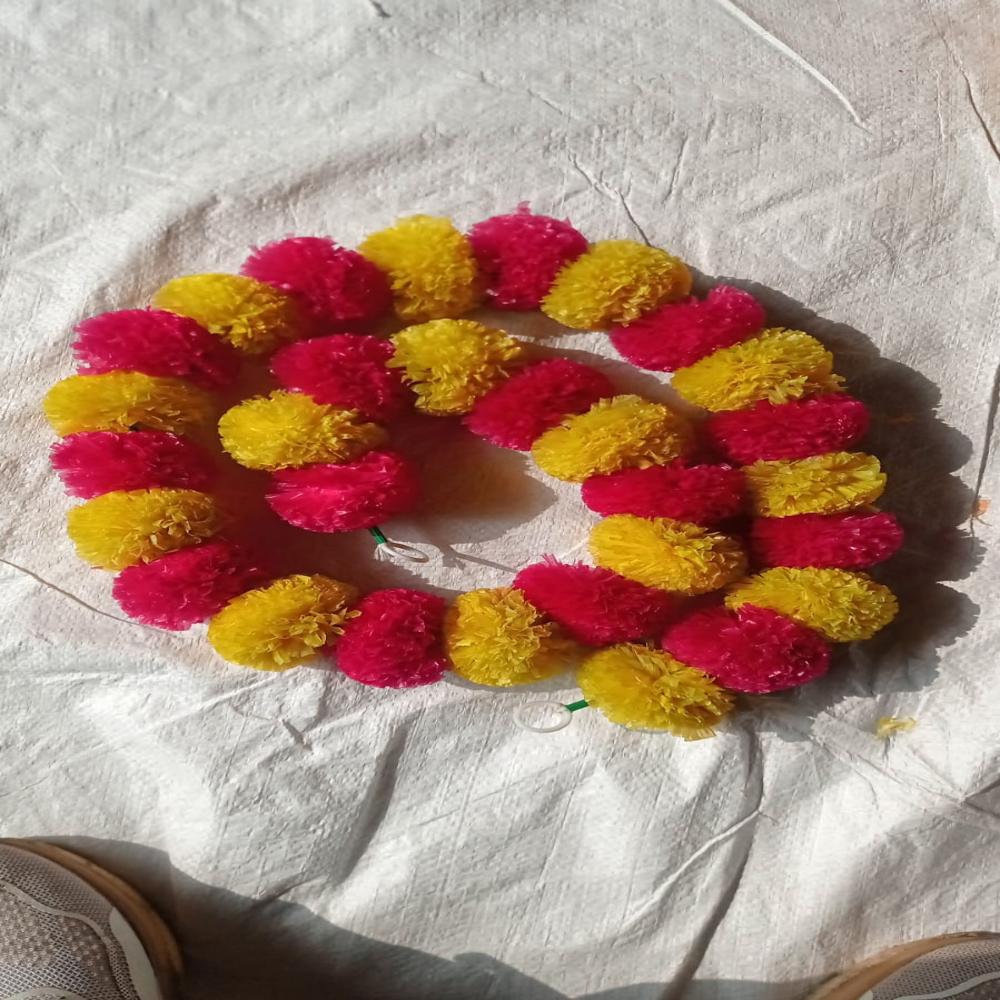 Wall Hanging Marigold Flower Garland