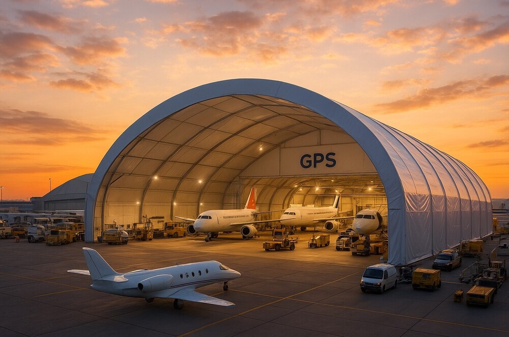 GPS Inflatable Aircraft Hangar
