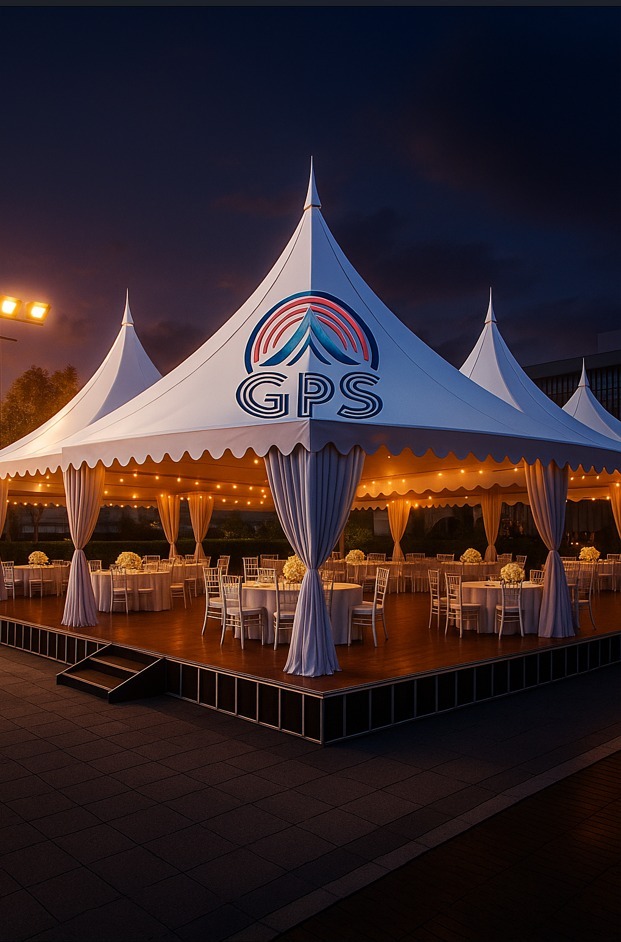 GPS PVC Coated Fabric Pagoda Tent