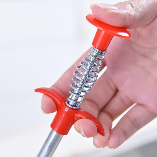 Metal Wire Brush for Kitchen Sink & Sewer Cleaning (155 cm)