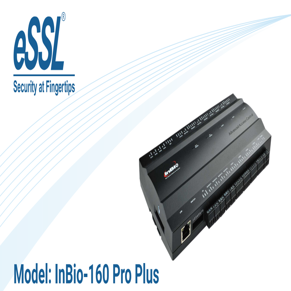 Inbio-160 Pro Plus - Data Capacity: Card Capacity: 30