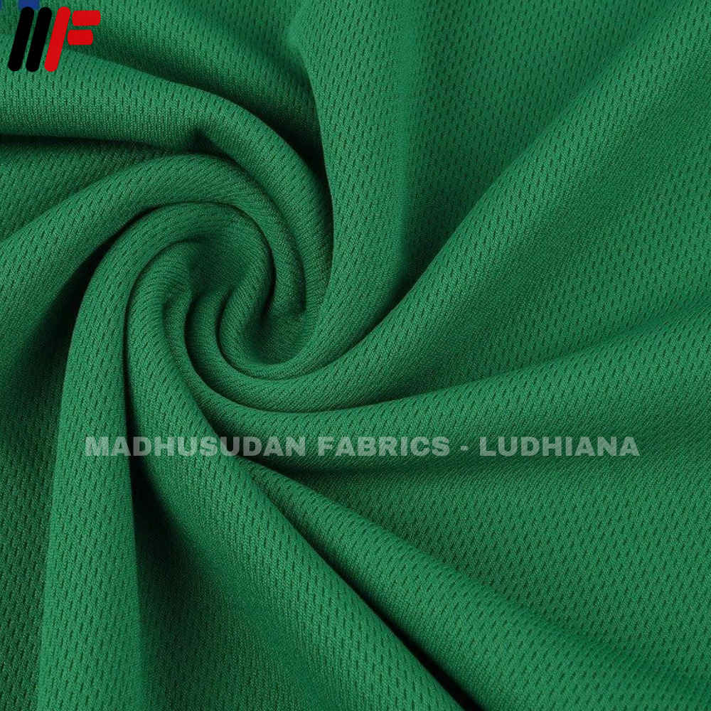Solid Green Rice Knit Fabric