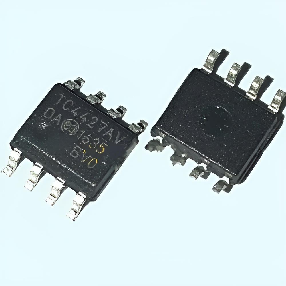 TC4427C SMD Dual 1.5A MOSFET Gate Driver IC  SOP-8 Surface Mount IC  High-Speed Non-Inverting Driv