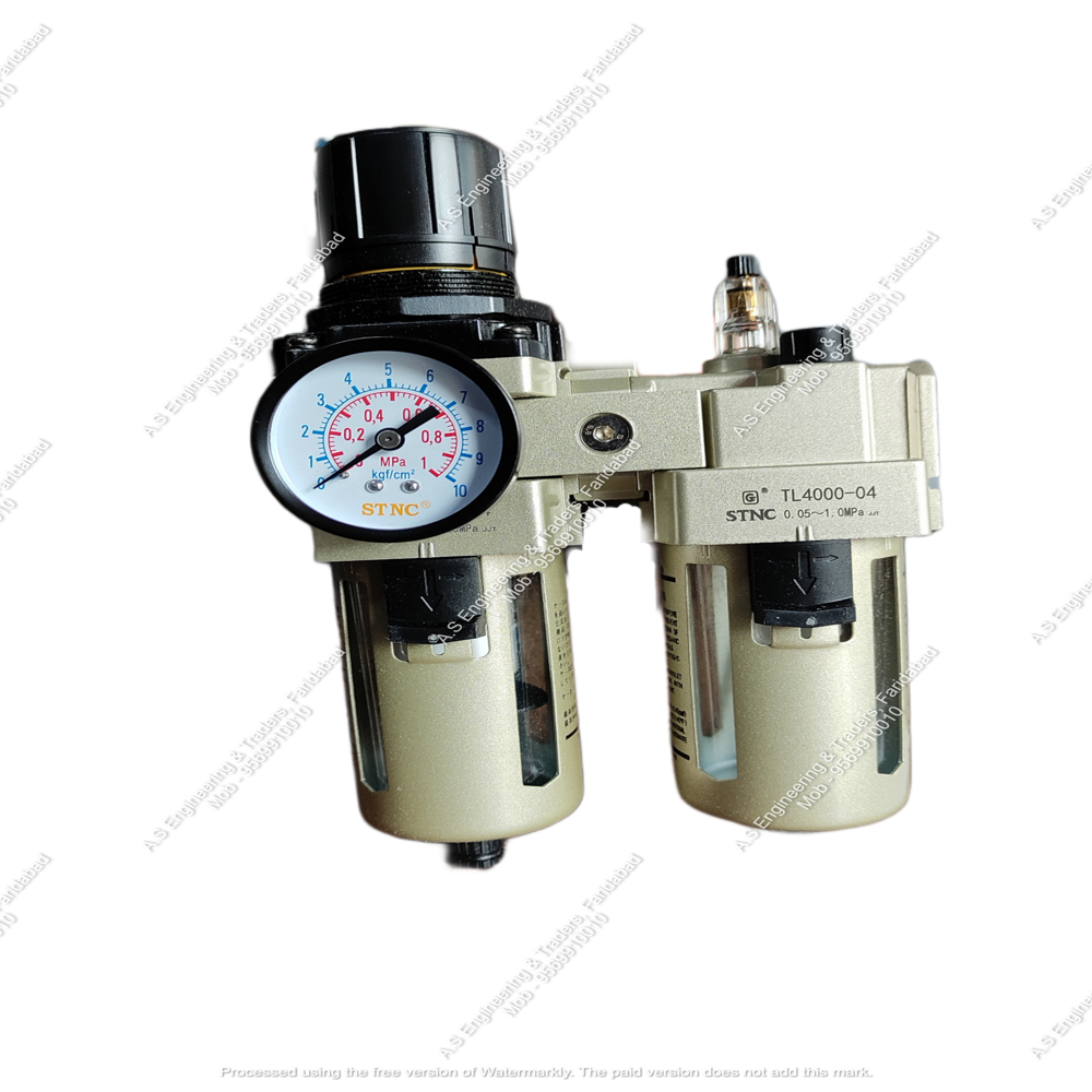 Pneumatic Frl Unit - Port Size: 1/2 Inch