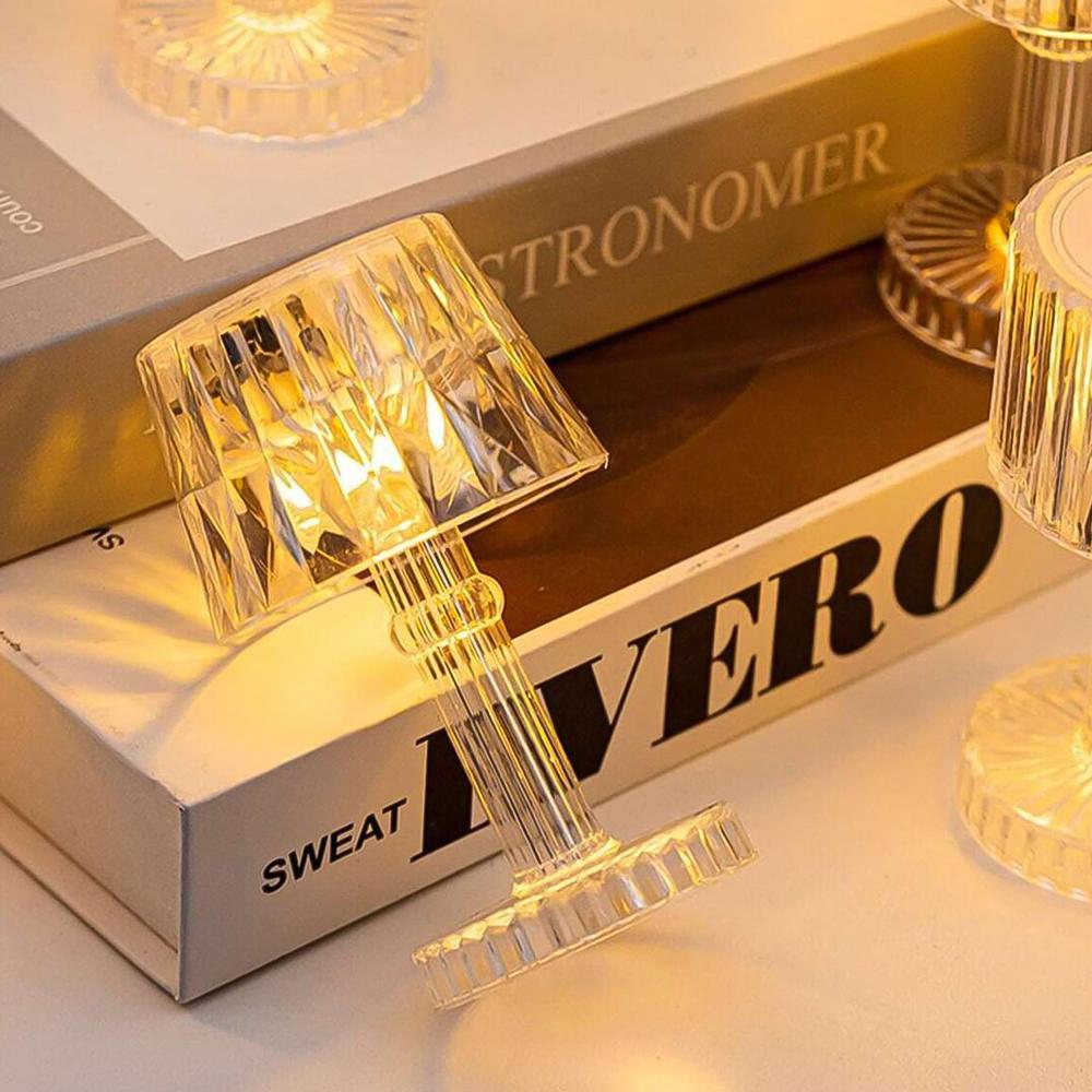 LED Candle lamp, Table Lamp Portable Plastic Lamps, Diwali (1 Pc / Small)