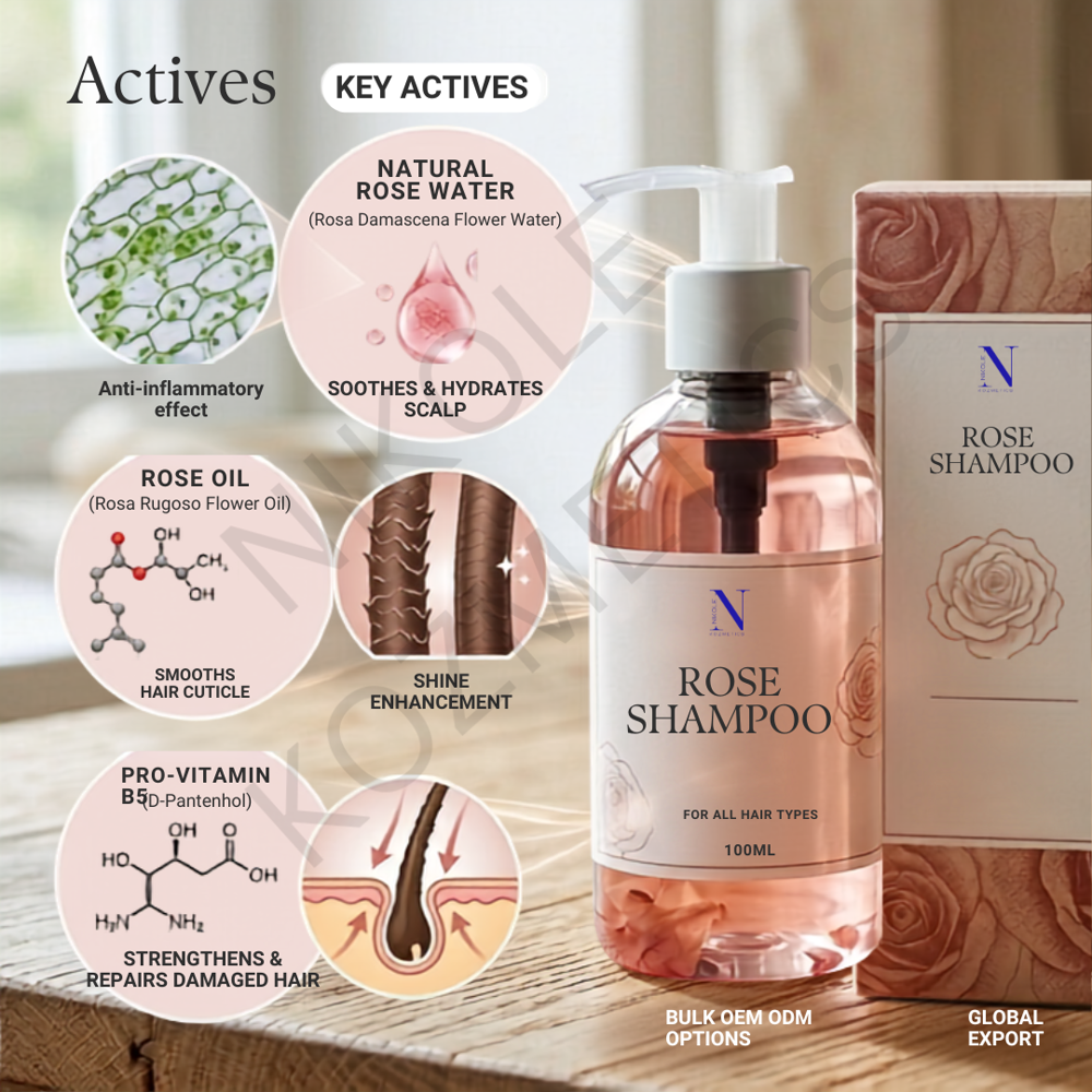 Rose Shampoo - Age Group: Adults