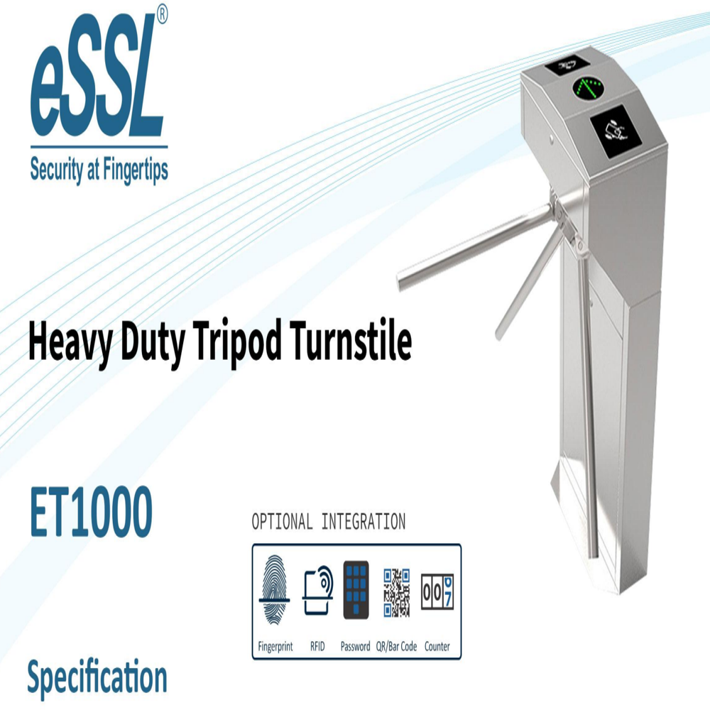 ET-1000 Heavy Duty Tripod Turnstile