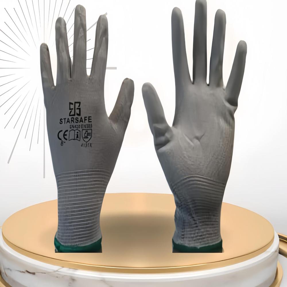 PU Black Gloves