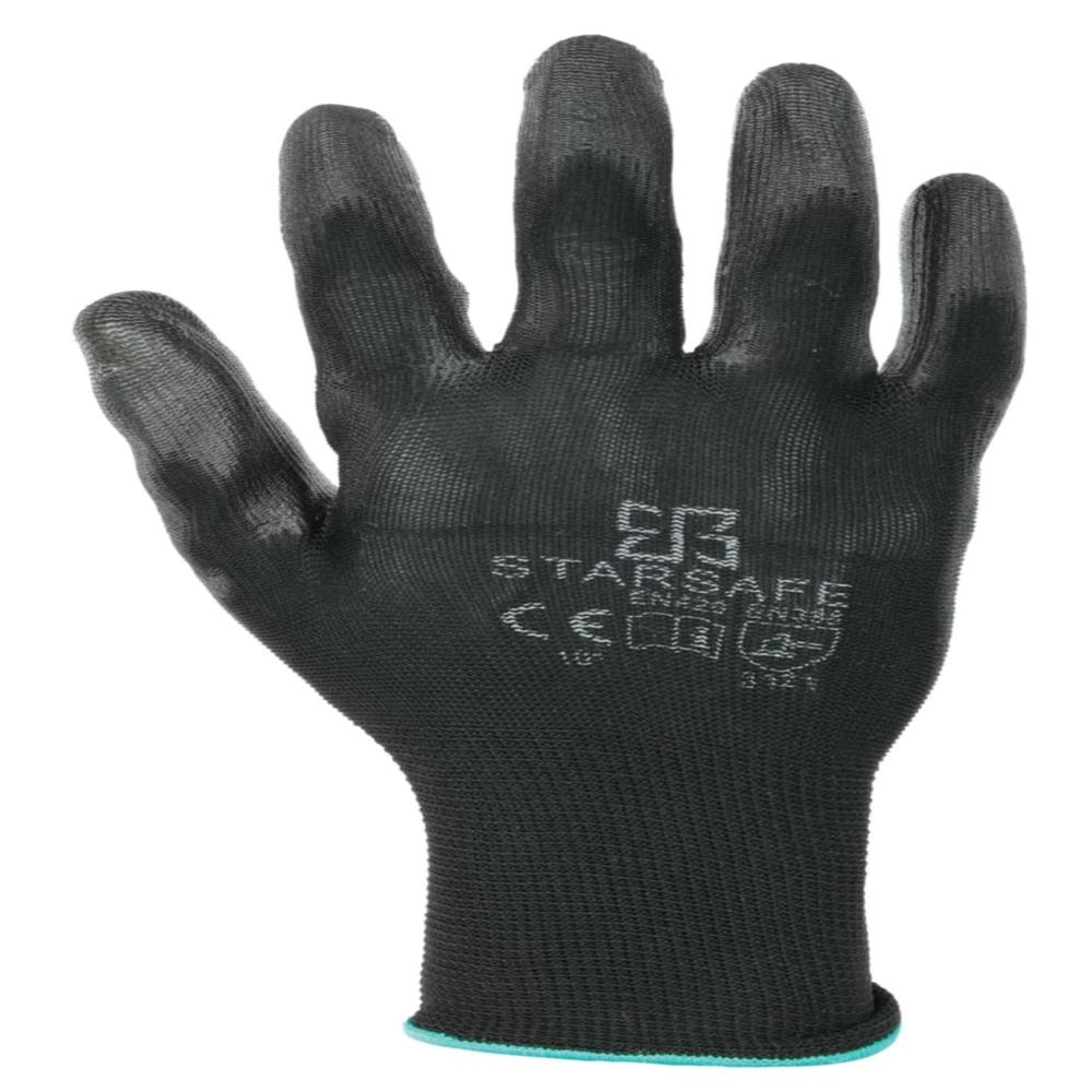 PU Black Gloves