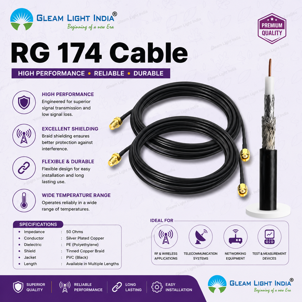 Cable Rg 174 - Application: Telecommunication