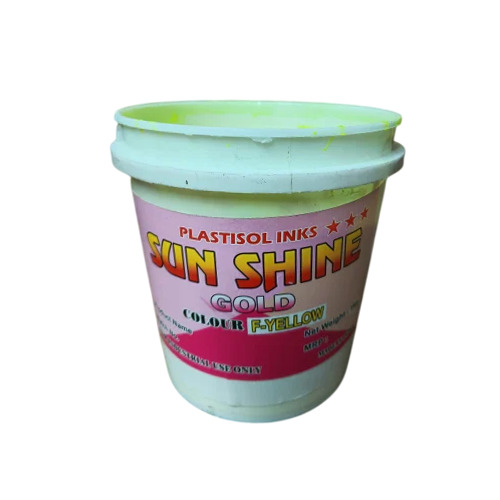1kg Sun Shine Yellow Plastisol Textile Printing Ink